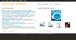 Desktop Screenshot of alexandre-salome.fr